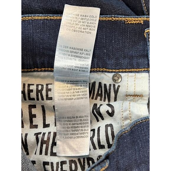 True Religion Rocco Special Edition Convertible Blue Jeans Shorts 31/32.5 Y2k - Picture 8 of 10